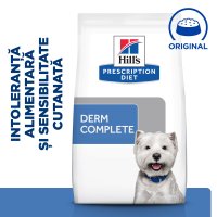 HILL'S Prescription Diet Derm Complete Mini, dietă veterinară câini, hrană uscată, afecțiuni dermatologice HILL'S Prescription Diet Derm Complete Mini, dietă veterinară câini, hrană uscată, piele & blana, 6kg - 6