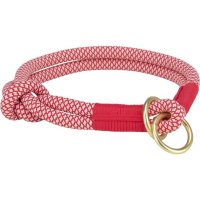 Trixie Zgarda Coarda, S - M: 40 cm/ 10 mm, Rosu/ Crem - 1