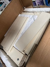 Noptiera Minimalista din PAL cu 2 sau 3 Sertare - Crem - 1