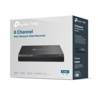 NVR TP-Link VIGI 2008H-8MP cu 8 canale si PoE, 8 MP, 2 porturi SATA - 4