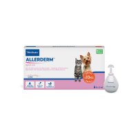 VIRBAC Allerderm Spot On, XS-S, tratament adjuvant pipete câini și pisici, piele & blană, alergii, 2mlx6buc VIRBAC Allerderm Spot-On Small, XS-S, tratament adjuvant pipete câini și pisici, piele sensibilă, calmant, cutie, 2mlx6buc - 2