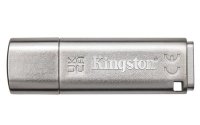 Kingston IronKey Locker+ 50 128GB - Memorie USB Type-A Argintie - 3