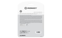 Kingston IronKey Locker+ 50 128GB - Memorie USB Type-A Argintie - 8