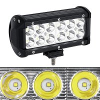 Bara Proiectoare LED Auto Offroad Techstar® PNG1, 36W, 12V-24V, 6000 K, 3500 Lumeni, IP 67, 17 Cm, Flood Beam 60° Cu - 5