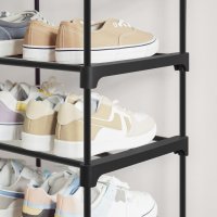 Set 2 buc. Pantofare modulare Songmics Negru 92x30x54 cm - 4