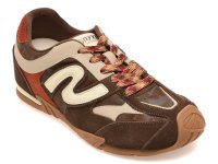 Pantofi sport de dama GRYXX 11761, maro, din piele ecologica - 1