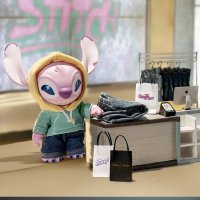 Breloc surpriza de plus MINISO, seria Disney Stitch GenZ Street Series-Vinyl Plush Pendant Blind Box, mai multe modele - 5