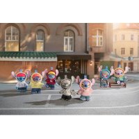 Breloc surpriza de plus MINISO, seria Disney Stitch GenZ Street Series-Vinyl Plush Pendant Blind Box, mai multe modele - 6