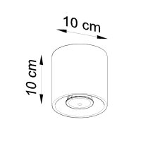 Lustra Orbis Gri 10x10x10 cm - 5