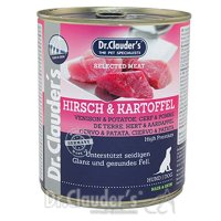 Dr. Clauder’s Dog Selected Meat Caprioara & Cartof, 800 g - 1