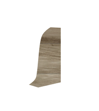 Plinta Korner LP62 Stejar Satin - Terminatie Dreapta din PVC - 1