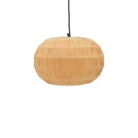Lustra Ozelia maro din hartie presata si fier - 33x33x122 cm - 1