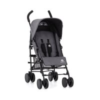 Carucior Sport Petite&Mars Musca - Usor si Compact, Spatar Reglabil, Capotina XXL, Gri - 1