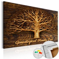 Tablou din plută - Family Tree [Corkboard] 120x80 cm - 1