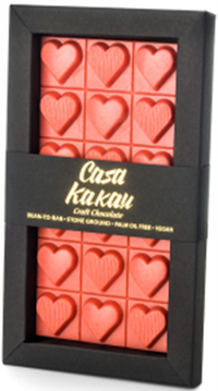 Ciocolata Vegana cu Capsuni si Zmeura Love, 70g - Casa Kakau - 1