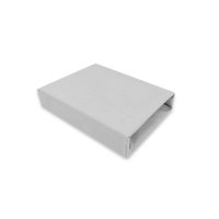 Cearceaf cu elastic Qmini pentru patut co-sleeper Theo 85x46 cm din bumbac Grey - 1