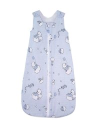 Sac de dormit copii 1 tog KidsDecor Ursuletul Martinica albastru din bumbac 130 cm - 3
