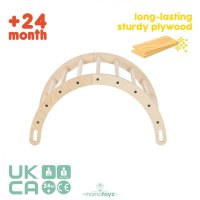 Arc de catarare Montessori pentru copii - MamaToyz, 75 x 50 x 40 cm - 2