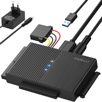 Adaptor FIDECO USB 3.0 la SATA/IDE pentru Hard Disk-uri 2.5/3.5 HDD si SSD, Compatibil cu Windows, Mac, Linux & Chrome - 7