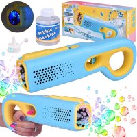 Pistol de Baloane Jokomisiada, Model Bubble Machine, Albastru - 1
