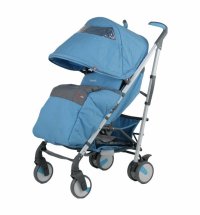 Carucior sport Adamex Quatro Evo, turcoaz, pentru copii de 6-36 luni, cu cadru din aluminiu - 1