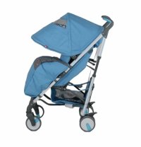 Carucior sport Adamex Quatro Evo, turcoaz, pentru copii de 6-36 luni, cu cadru din aluminiu - 2