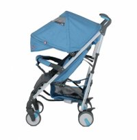 Carucior sport Adamex Quatro Evo, turcoaz, pentru copii de 6-36 luni, cu cadru din aluminiu - 3