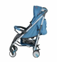 Carucior sport Adamex Quatro Evo, turcoaz, pentru copii de 6-36 luni, cu cadru din aluminiu - 5