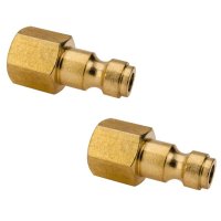 Set racorduri pentru aer comprimat IG SB Gude 41028, 1/4, O12 mm, 2 bucati - 1