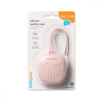 Babyono husa roz din silicon pentru protectia suzetei - 8