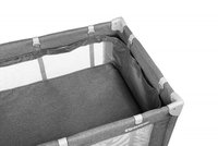 Patut pliabil pentru copii cu doua nivele,roti,fereastra cu fermoar,saltea pliabila si geanta transport incluse Caretero Basic Plus Graphite - 9