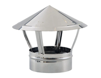Palarie terminal tip A Fornello, cos de fum inox dublu perete, izolatie 40 mm, diametru interior 200 mm - 1