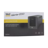 UPS line interactiv 1200VA/720W Well Warrior, afisaj LED - 2