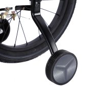 Bicicleta copii Lamborghini cadru magneziu alba 14 inch ,scaun reglabil de la 50 la 55 cm, potrivita pentru copii cu inaltimi intre 95-120 cm, frane pe ghidon, pedale antiderapabile, roti pneumatice cu jenti din aluminiu - 1