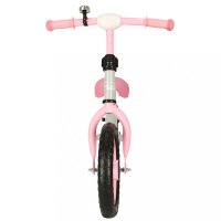 Bicicleta de echilibru fara pedale pentru copii, Ikonka, cu ghidonul si saua reglabile in inaltime, greutate redusa 1.8 kg, Trike Fix Balance pink - 7