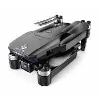 Drona pliabila cu camera si lumini LED, decolare si aterizare automata, 54x8x37cm, negru - 3