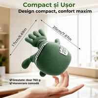 Aparat Masaj Cervical Multifunctional JustNet®, 4D Shiatsu pentru Gat, Umeri, Spate, Brate si Gambe - 8
