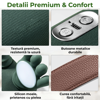 Aparat Masaj Cervical Multifunctional JustNet®, 4D Shiatsu pentru Gat, Umeri, Spate, Brate si Gambe - 13