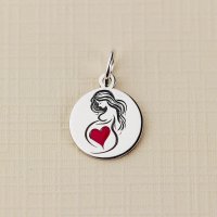 Charm ELM - Girl Mama din Argint 925 - 1