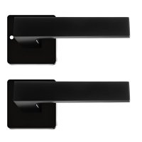 Set Maner Usa Interior cu Rozeta Cheie, Reversibil, Universal,Silentios, Reglabil, Elegant, Rezistent, din Aluminiu/Fier - 3