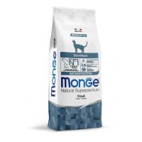 Hrana uscata pisici, Monge Natural Monoprotein Sterilised, Pastrav, 10 kg - 1