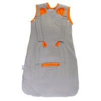 Sac de dormit multifunctional Grey Orange Zoo Animal Travel 1-3 ani - 2