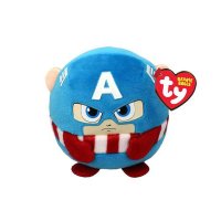 Plus TY Beanie Balls 8cm Marvel Captain America - 1