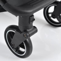 Carucior sport Cangaroo pana la 22kg cadru din aluminiu cu pliere compacta Autofold,spatar reglabil pana la pozitie de somn,roti EVA detasabile si husa de picioare inclusa Easy Fold Gri - 5