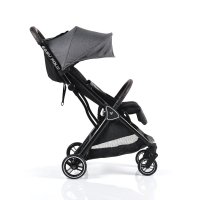 Carucior sport Cangaroo pana la 22kg cadru din aluminiu cu pliere compacta Autofold,spatar reglabil pana la pozitie de somn,roti EVA detasabile si husa de picioare inclusa Easy Fold Gri - 11