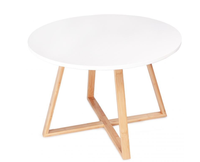 Masuta de cafea moderna in stil scandinav 60 cm ALBA rotunda - 1