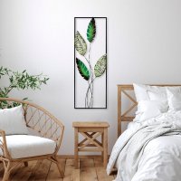 Tablou metalic Timeyi Multicolor 32x90 cm - 2