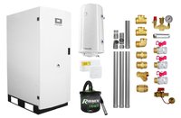 Centrala termica pe peleti Fornello GT 35 Standard, 35 KW - Pachet complet cu accesorii incluse - 1