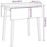 Masa de Sufragerie din Lemn Masiv de Cauciuc Natural - Versatilitate si Eleganta - 13