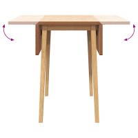 Masa de Sufragerie din Lemn Masiv de Cauciuc Natural - Versatilitate si Eleganta - 9